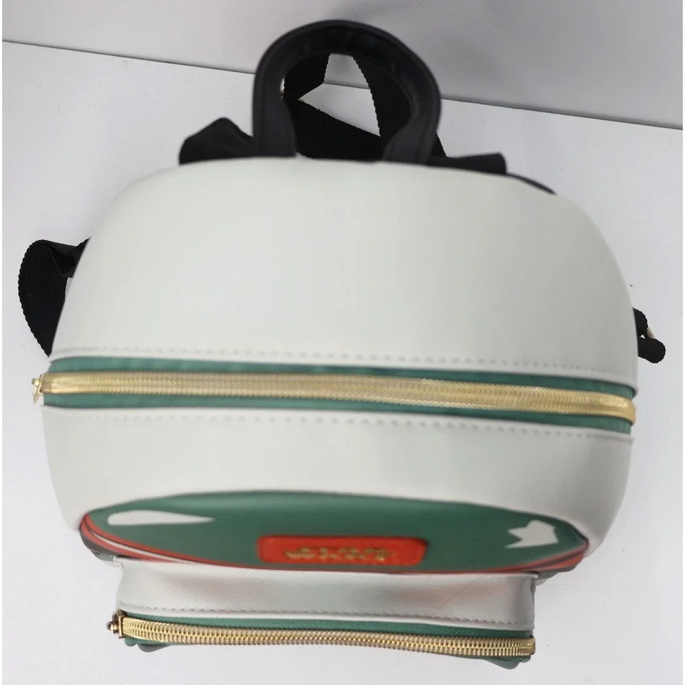 Funko Star Wars Boba Fett Mini Backpack Unisex Small Green Excellent Helmet Art